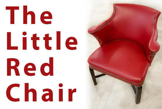 The Little Red Chair Re Upholstery Project at Jacobs Custom Living | Spokane WA