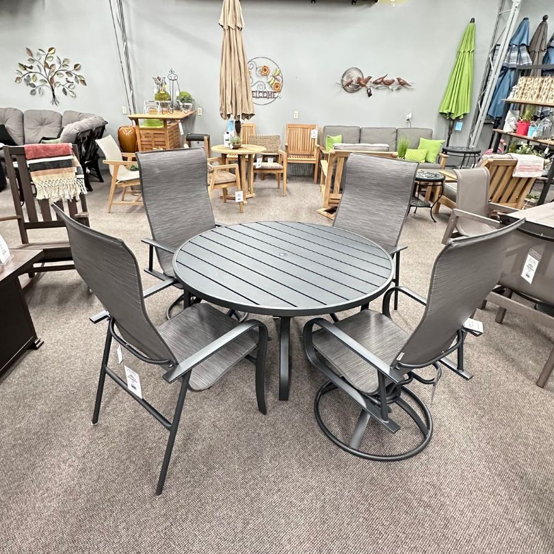 Homecrest Breeze The Best 48" Patio Dining Table Jacobs Custom Living