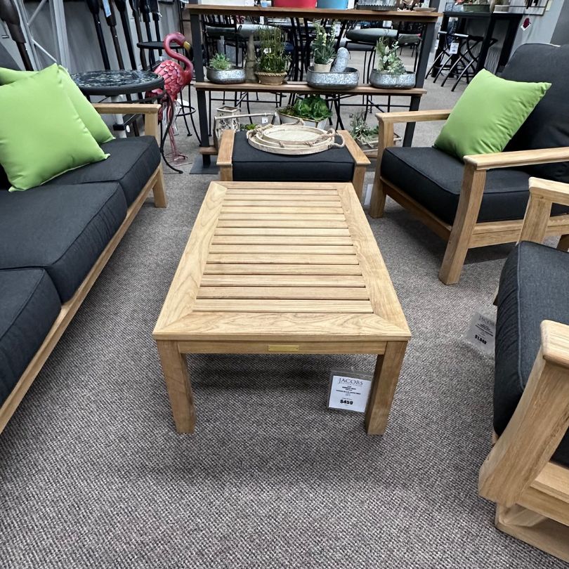 Kingsley-Bate Classic 38" x 25" Teak Patio Rectangle Coffee Table