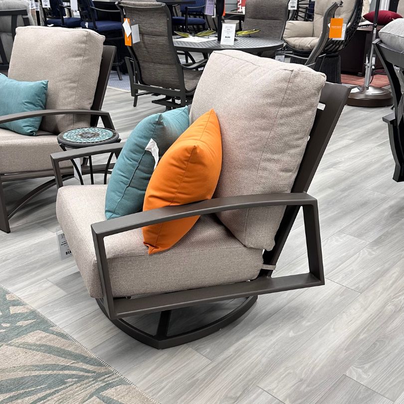 OW Lee ARC Deep Seating Outdoor Swivel Rocker Lounge Chair
