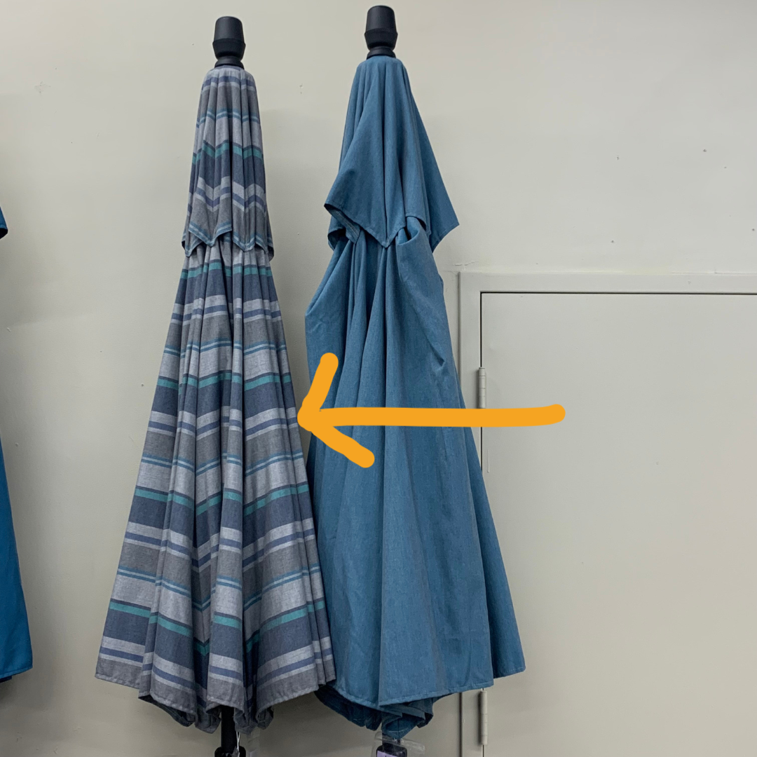 Shade Umbrellas in Stock-Treasure Garden 9' SWV Patio Umbrella in Cast Lagoon