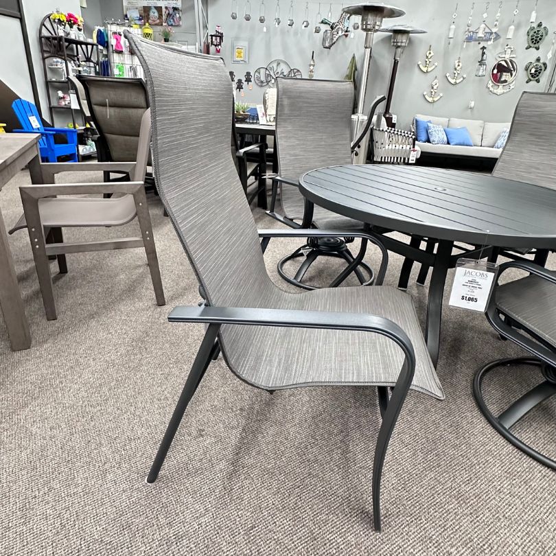 Homecrest Kashton Patio High Back Sling Dining Chair