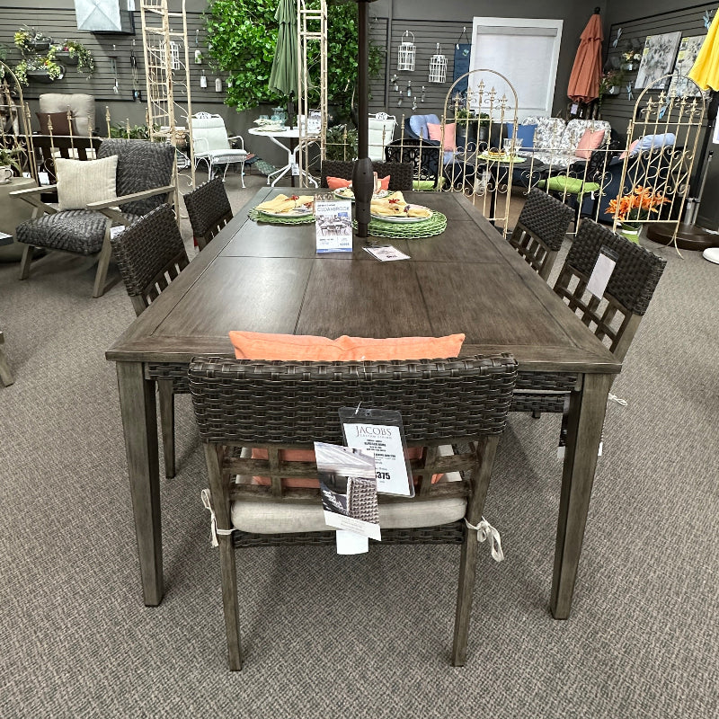 Alfresco Home Cedarbrook 72" Rectangular Outdoor Patio Dining Table