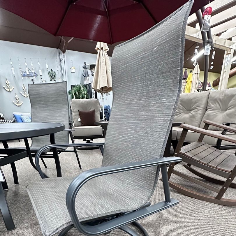 Homecrest Kashton Patio High Back Sling Dining Chair – Jacobs Custom ...