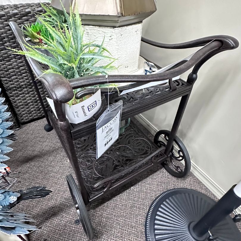 Hanamint Tuscany Outdoor Patio Serving Cart