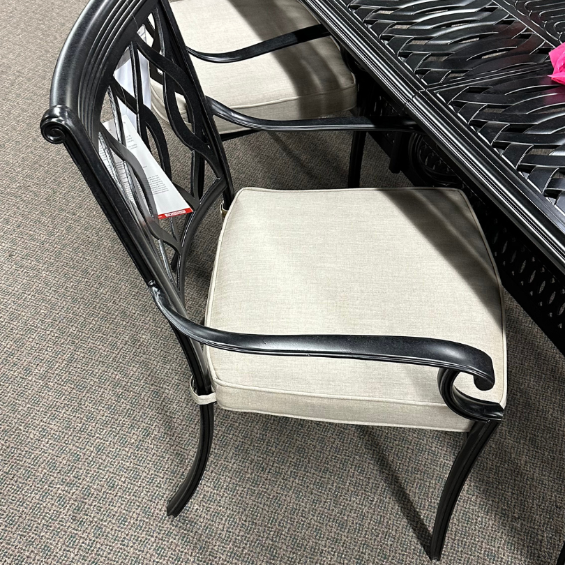 Patio Dining Arm Chair - Alfresco Home Endeavor Stackable Dining Arm Chair