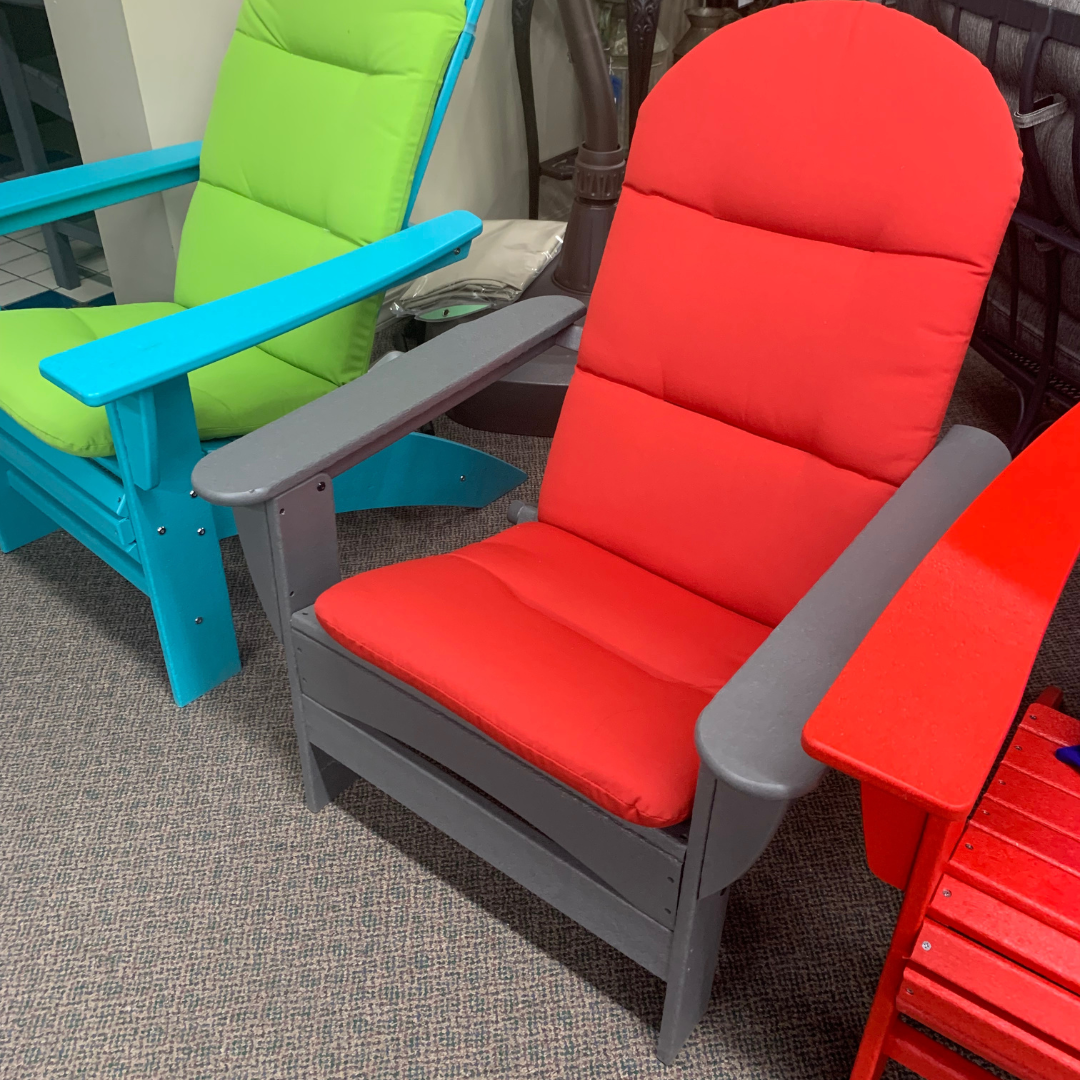 Polywood Classic Oversized Adirondack Chair-Slate Grey | Jacobs Custom Living