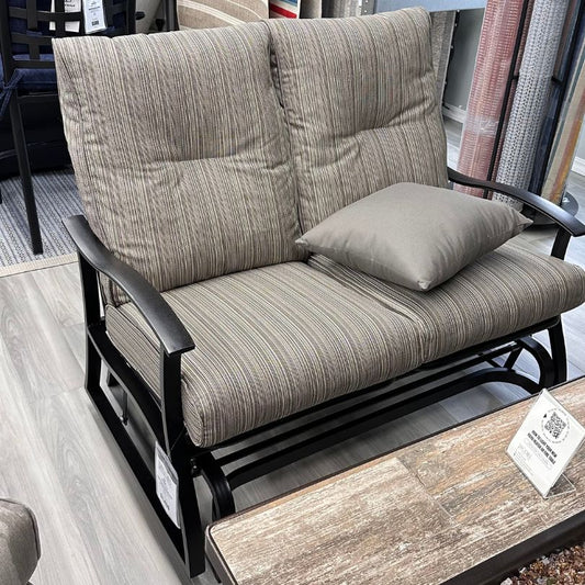 Mallin Albany Outdoor Patio Cushion Loveseat Glider