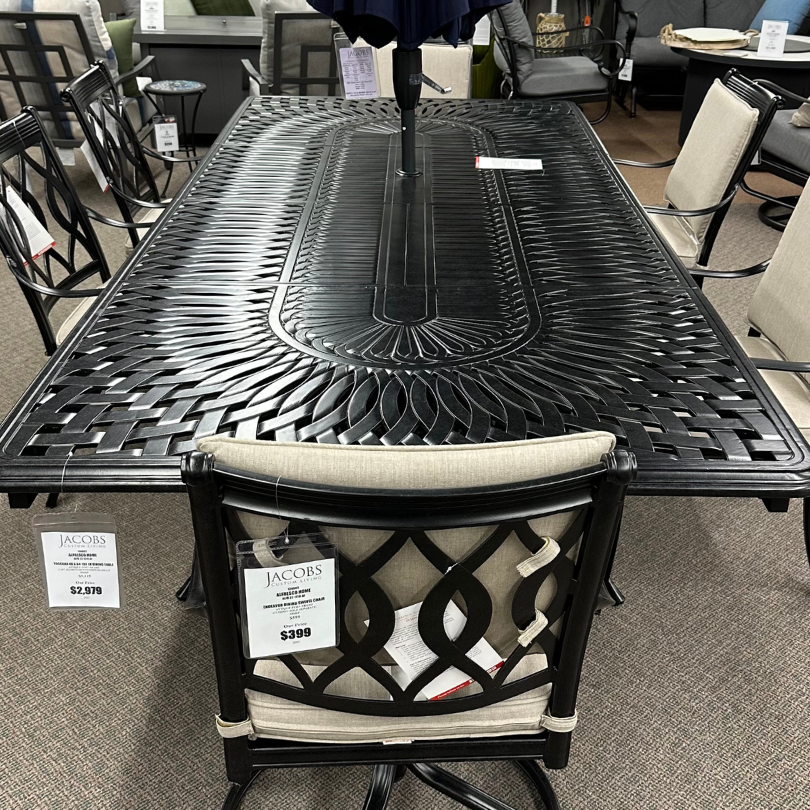 Patio Dining Table in Stock - Alfresco Home Toscana Extension Dining Table