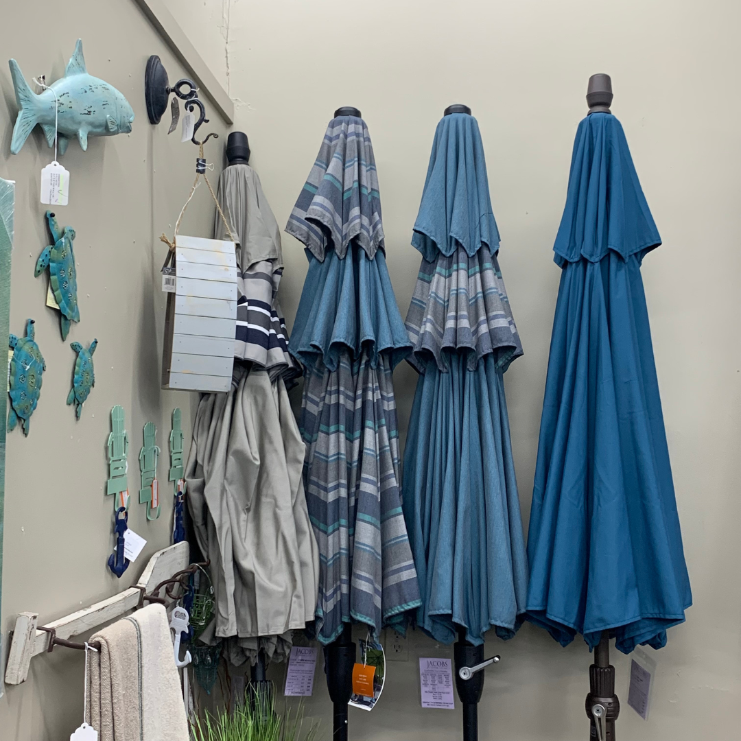 Shade Umbrellas in Stock-Treasure Garden 9' SWV Patio Umbrella in Surf