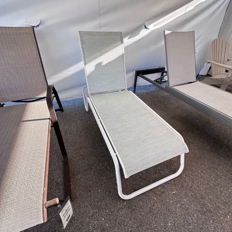 Telescope Gardenella Outdoor Patio Sling Armless Chaise Lounge Jacobs