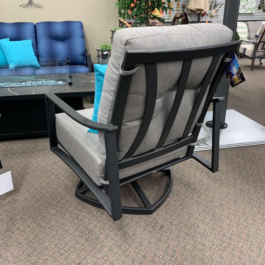 Make a bold statement with Ow Lee Avana Deep Seating Outdoor Swivel Rocker Lounge Chair at Jacobs Custom Living in Spokane Valley, WA! Featuring a graphite finish and a flagship pewter hue, it's sure to add some serious style to your space. Bring on the color and get your inspiration flowing!