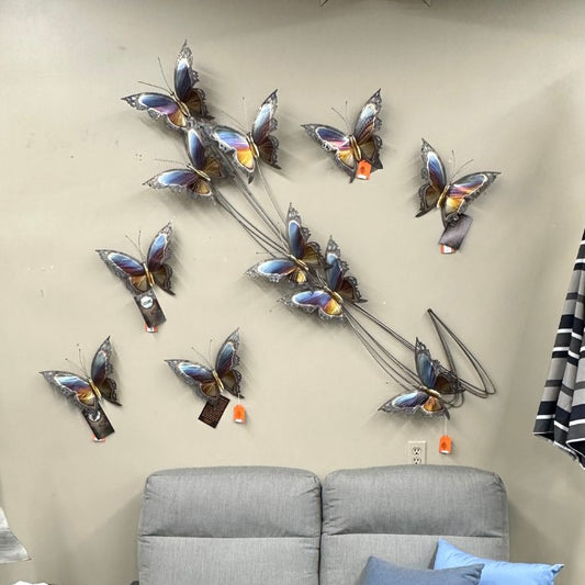 Butterfly Metal Outdoor Wall Art