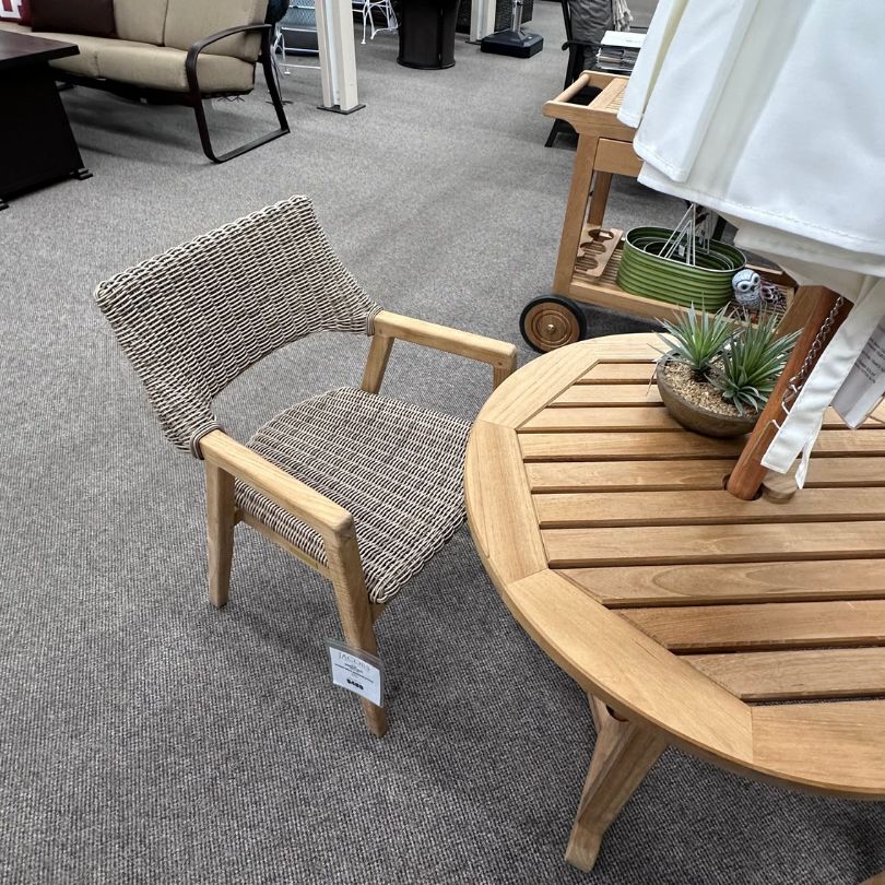Kingsley-Bate Spencer Outdoor Patio Best Teak Dining Arm Chair