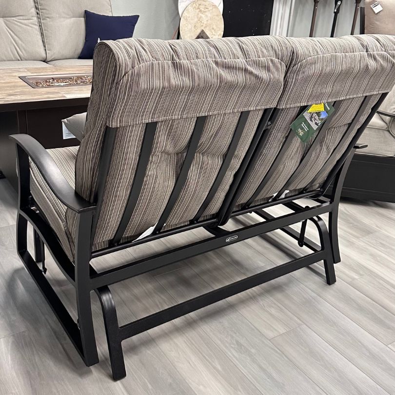 Mallin Albany Outdoor Patio Cushion Loveseat Glider