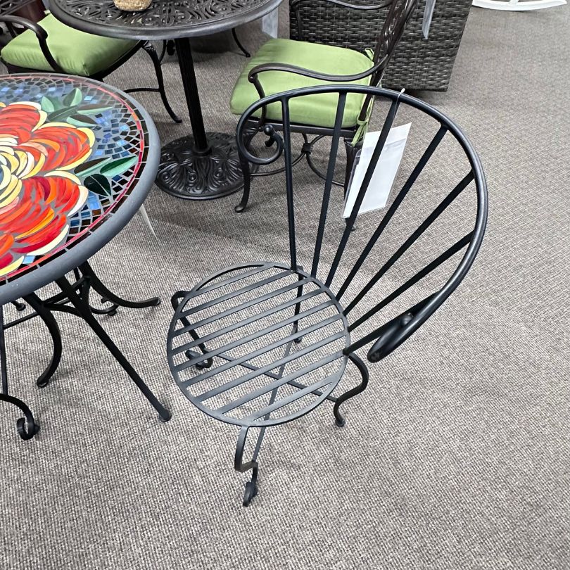 KNF Outdoor Patio Bistro Round Side Chair