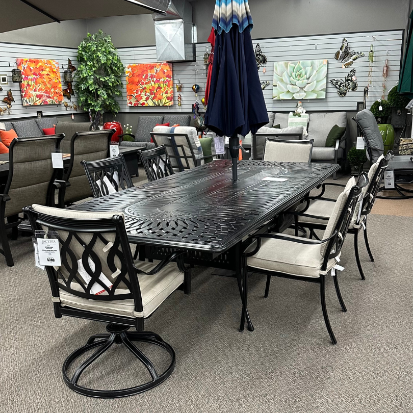 Patio Dining Table in Stock - Alfresco Home Toscana Extension Dining Table