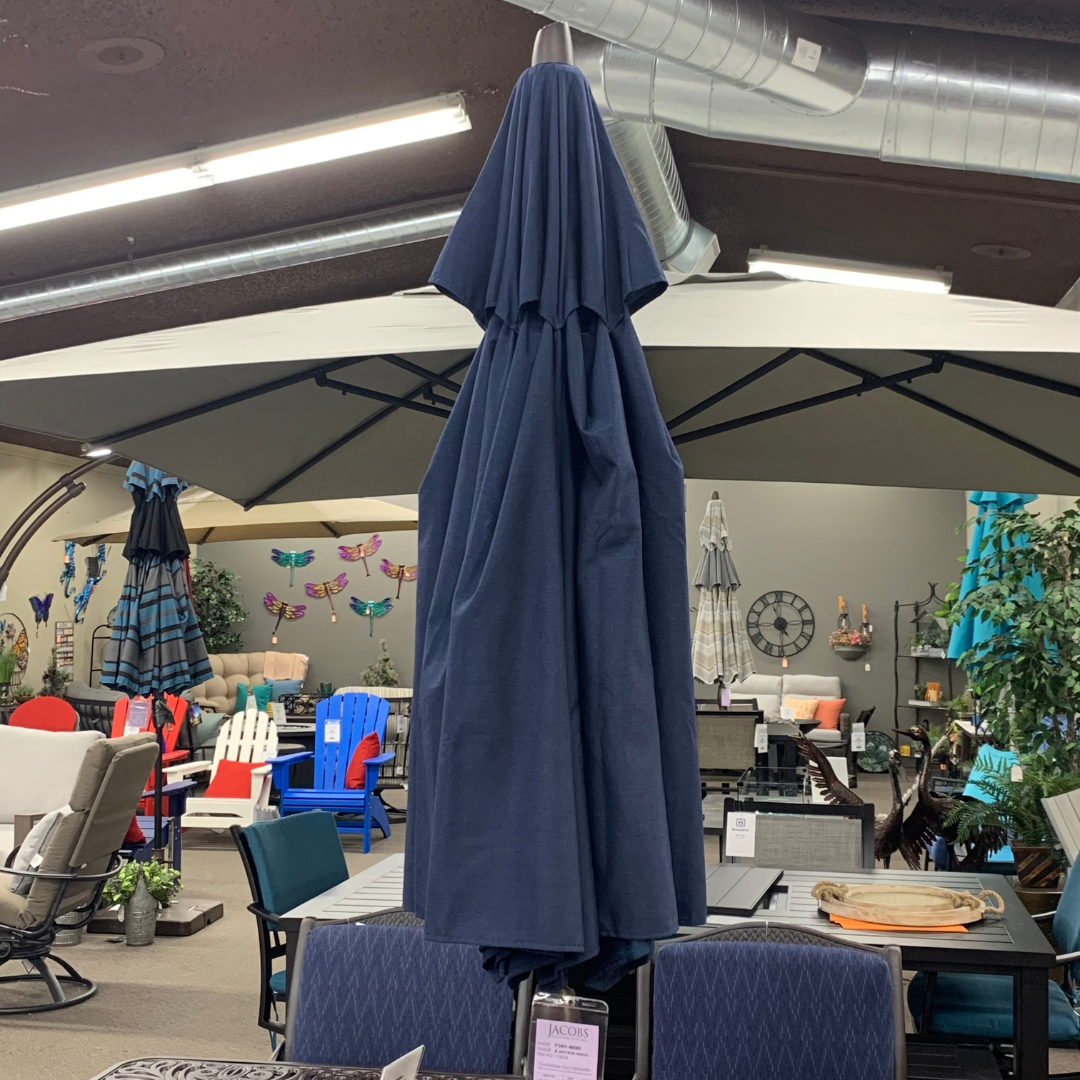 Shade Umbrellas in Stock-9' SWV Patio Umbrella in Spectrum Indigo – Jacobs Custom Living