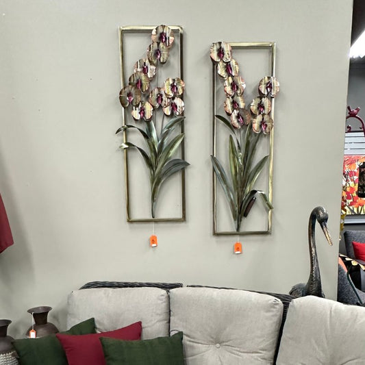 Floral Metal Outdoor Wall Art