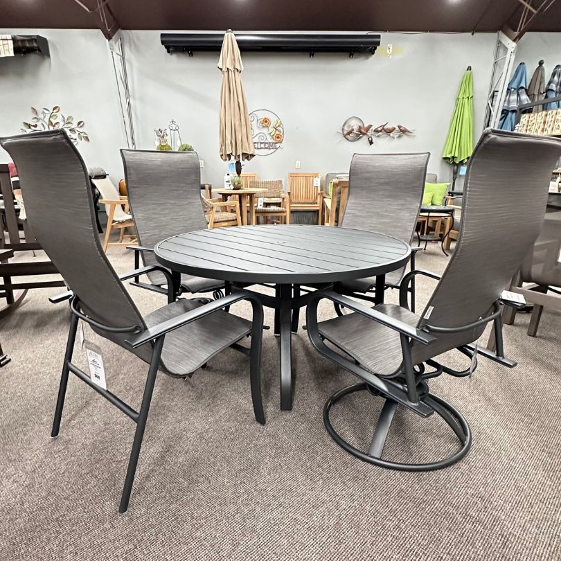 Homecrest Kashton Patio High Back Sling Dining Chair