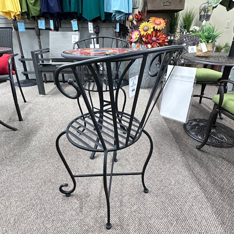 KNF Outdoor Patio Bistro Round Side Chair