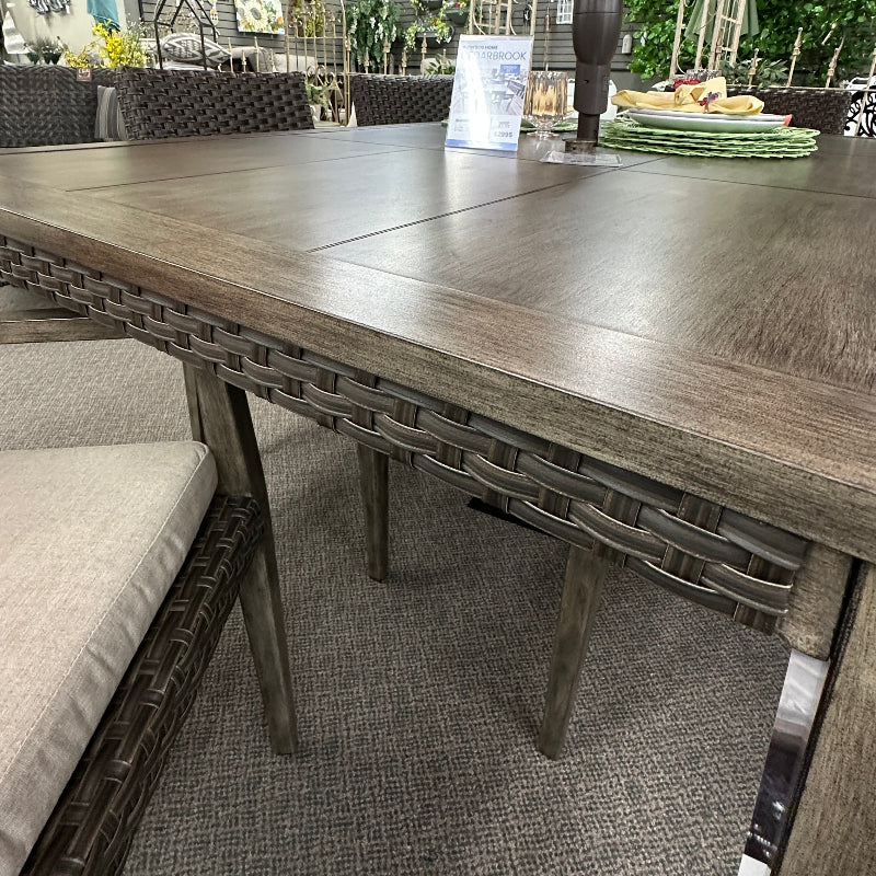 Alfresco Home Cedarbrook 72" Rectangular Outdoor Patio Dining Table