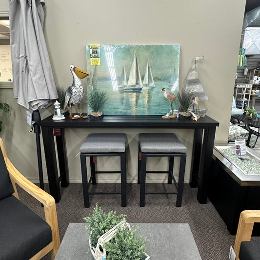 Hanamint Sherwood 16" x 70" Outdoor Patio Counter Table