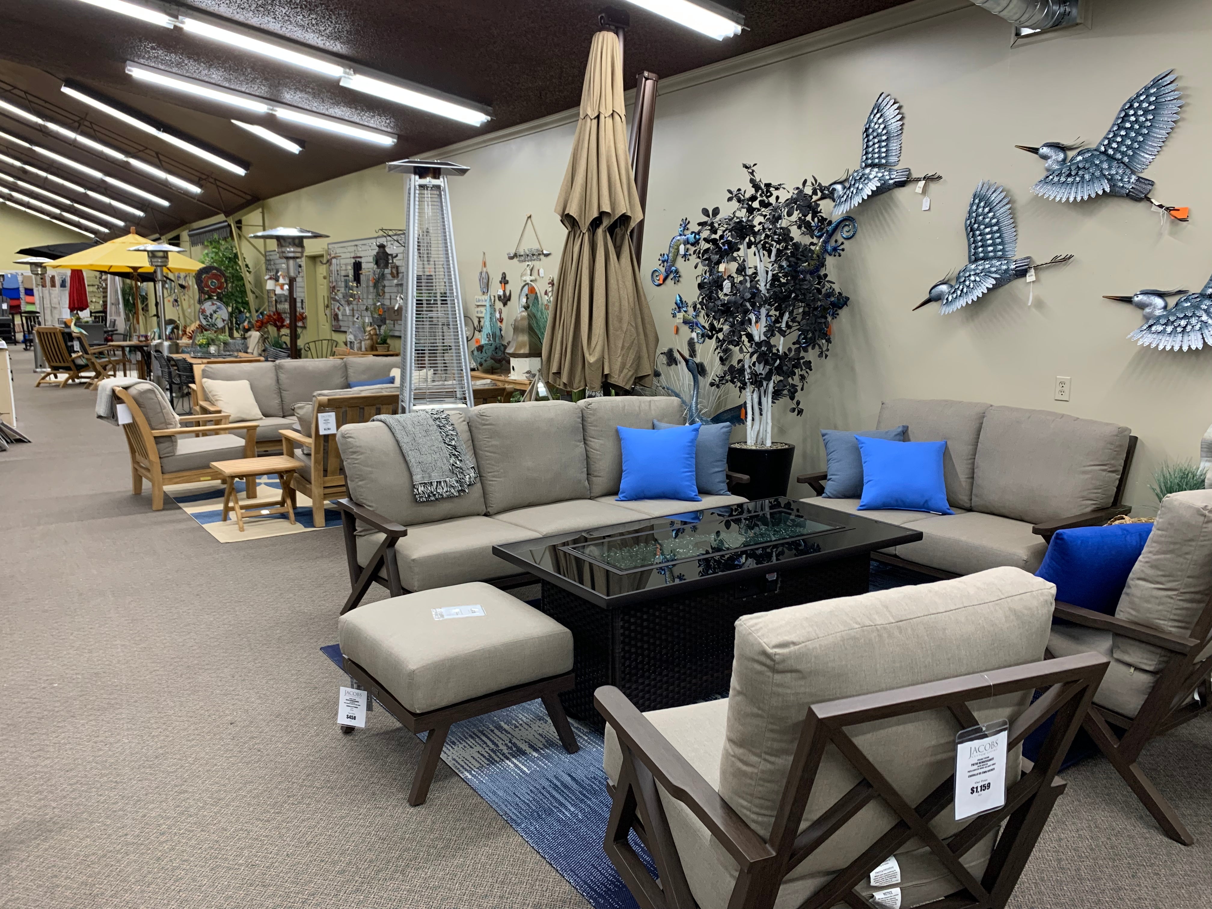 Homecrest Dockside Jacobs Custom Living Patio Outdoor Furniture & Fire Pit Tables