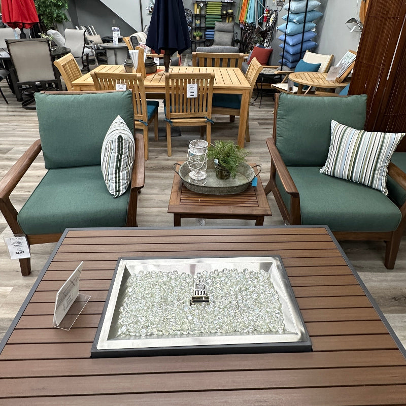 Jensen Leisure Opal Outdoor Patio 24" Square End Table