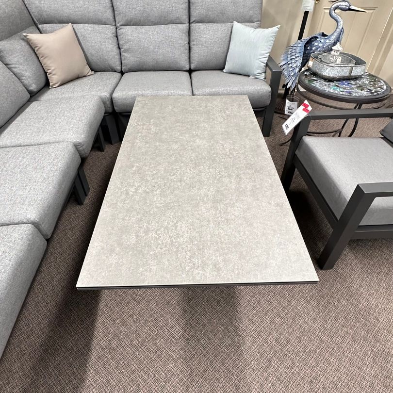 Kettler Luka 55"x30" Adjustable Height Patio Coffee Table