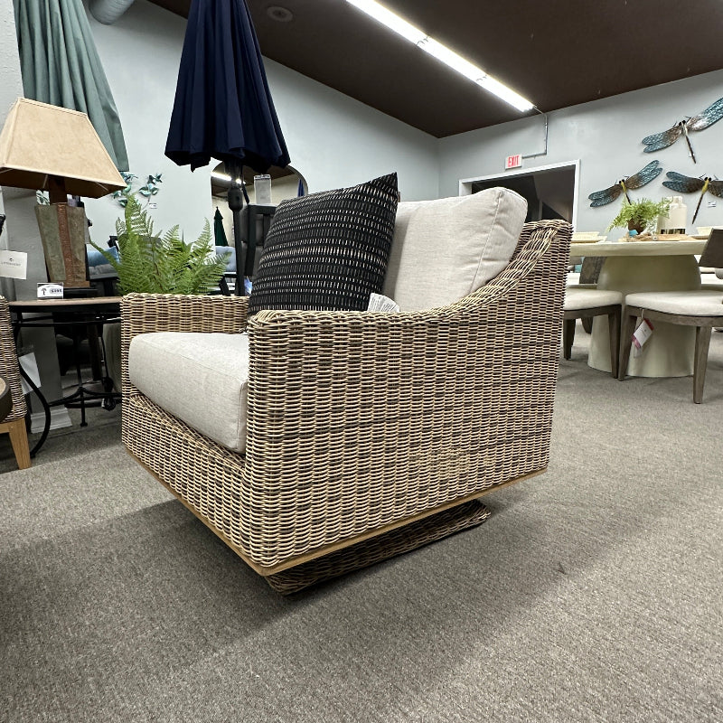 Kingsley-Bate Frances Teak Deep Seating Patio Swivel Lounge Chair