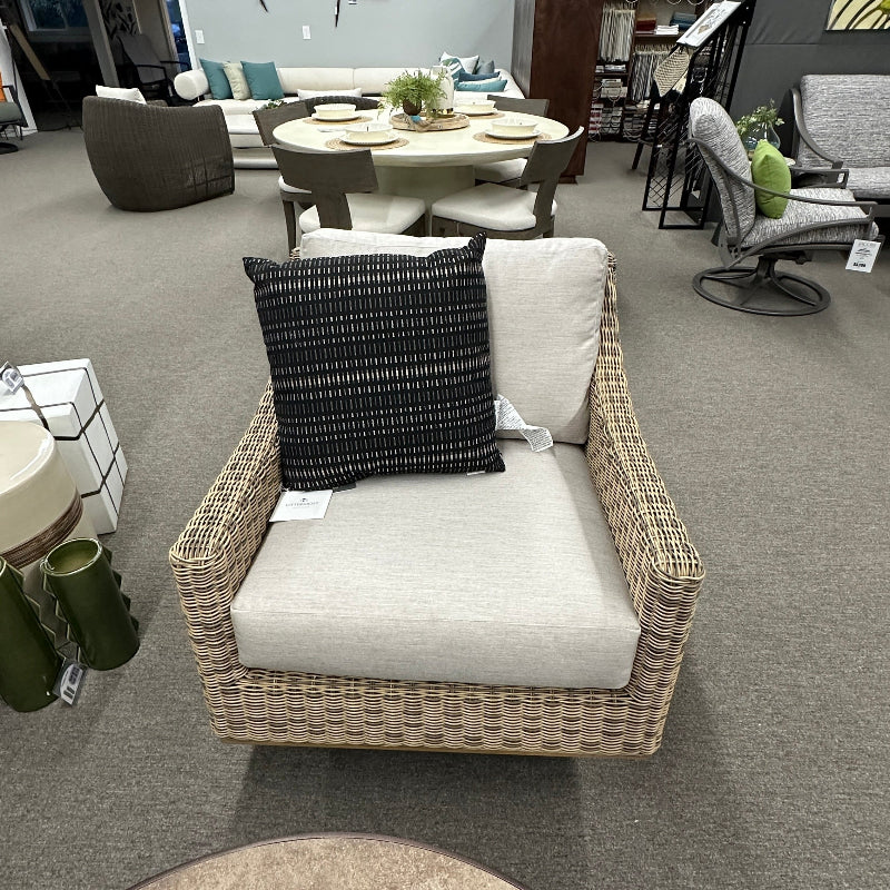Kingsley-Bate Frances Teak Deep Seating Patio Swivel Lounge Chair