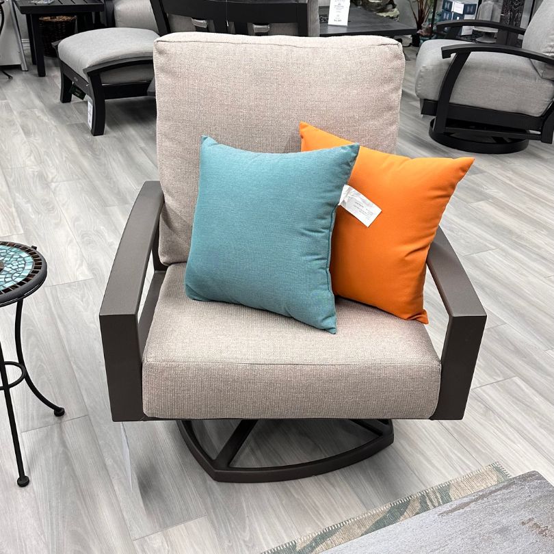 OW Lee ARC Deep Seating Outdoor Swivel Rocker Lounge Chair