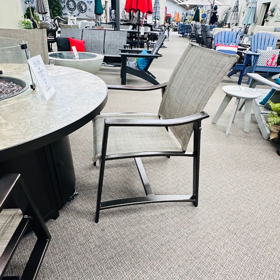 OW Lee Avana Sling Outdoor Patio Dining Arm Chair