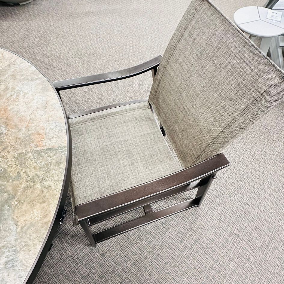 OW Lee Avana Sling Outdoor Patio Dining Arm Chair