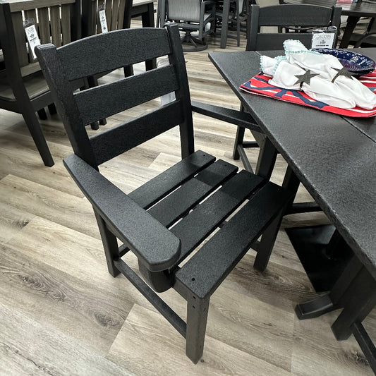 POLYWOOD Lakeside Outdoor Patio Dining Arm Chair