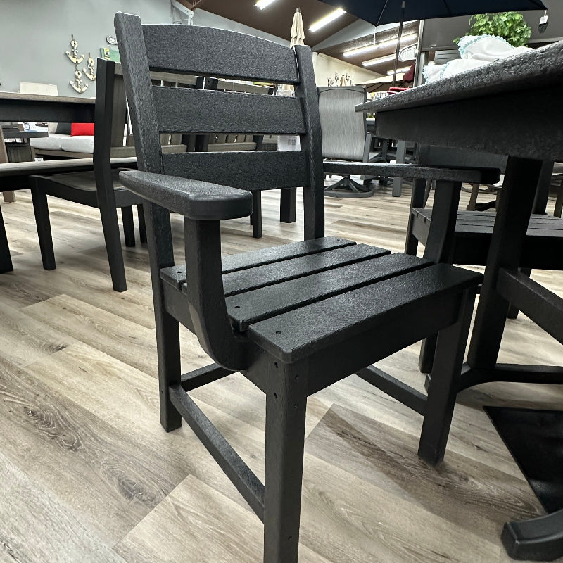 POLYWOOD Lakeside Outdoor Patio Dining Arm Chair
