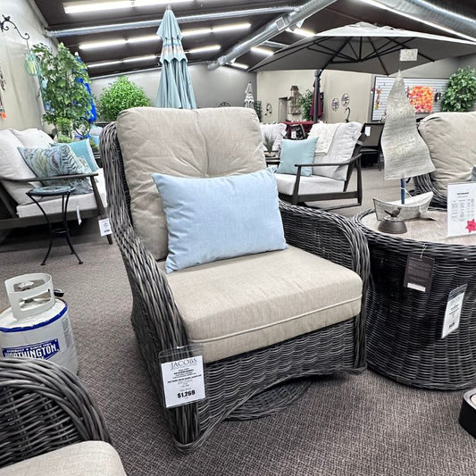 Patio Renaissance Westhampton Outdoor Patio Lounge Swivel Glider