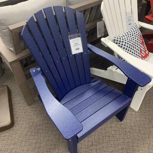 Seaside Casual Adirondack Shellback Chair-Navy