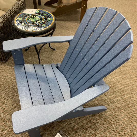 Seaside Casual Adirondack Shellback Chair-Slate
