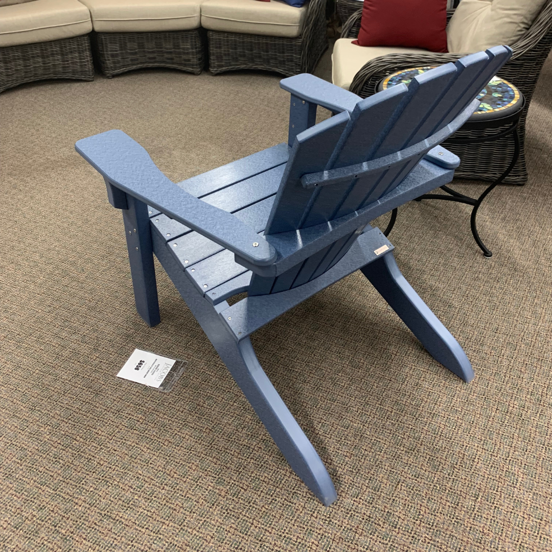 Seaside Casual Adirondack Shellback Chair-Slate