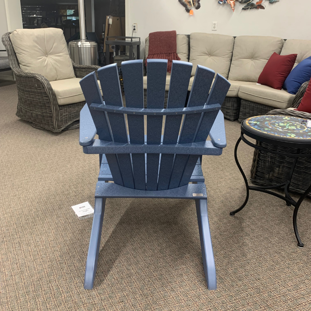 Seaside Casual Adirondack Shellback Chair-Slate