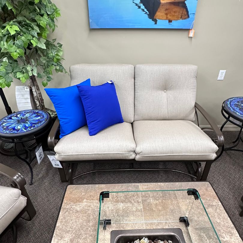 Winston Palazzo Deep Seating Loveseat Glider