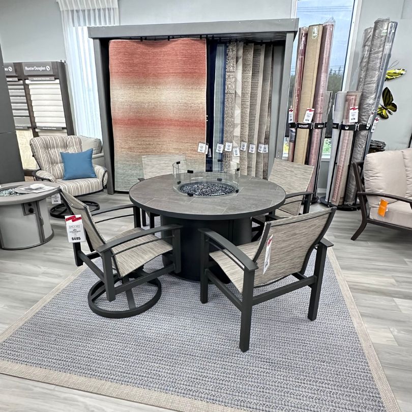 Winston Stanford Patio Sling Dining Swivel Rocker