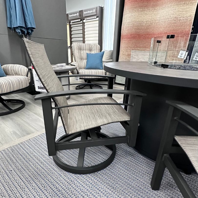 Winston Stanford Patio Sling Dining Swivel Rocker