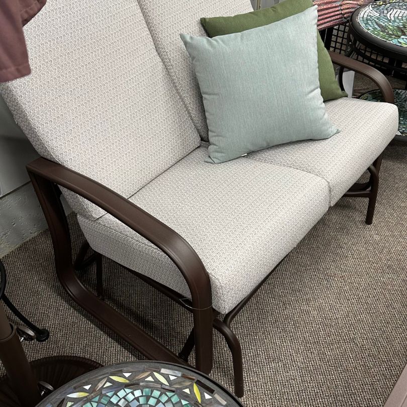Woodard Cayman Isle Best Patio Outdoor Loveseat Glider