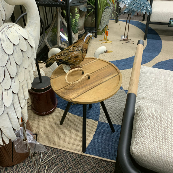 Alfresco Home Elle Belt Teak Top Coffee Tables (set of 2) at Jacobs Custom Living Spokane Valley WA, 99037