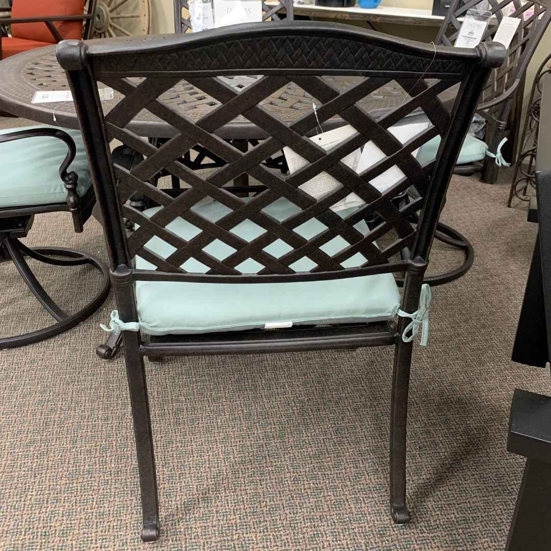 Hanamint Berkshire dining chair is available at Jacobs Custom Living Spokane Valley showroom.