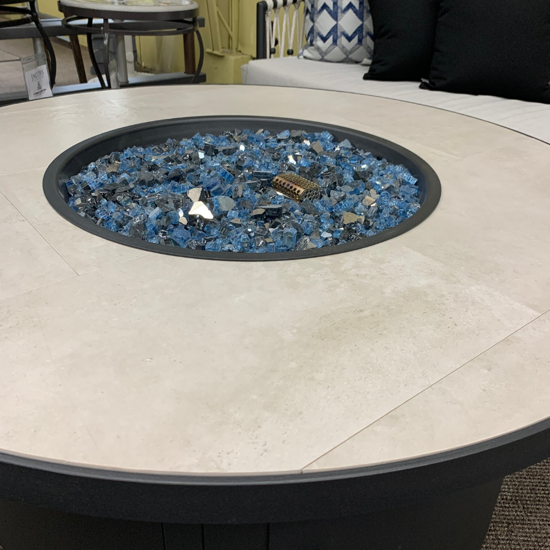 OW Lee 42" Round Occasional Fire Pit | Urban Pulse is available at Jacobs Custom Living in Spokane Valley, WA.