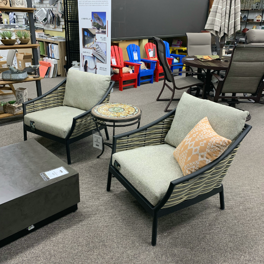 Alfresco Home Milou Wicker Deep Seating Lounge Chair at Jacobs Custom Living Spokane Valley WA, 99037